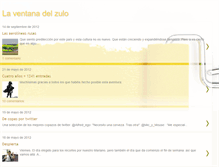 Tablet Screenshot of laventanadelzulo.blogspot.com