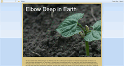 Desktop Screenshot of elbowdeepinearth.blogspot.com