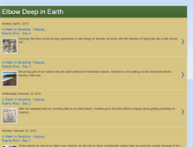 Tablet Screenshot of elbowdeepinearth.blogspot.com