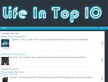 Tablet Screenshot of lifeintop10.blogspot.com