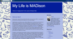 Desktop Screenshot of mylifeismadison.blogspot.com