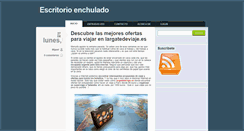 Desktop Screenshot of escritorioenchulado.blogspot.com