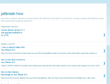 Tablet Screenshot of jailbreakhow.blogspot.com