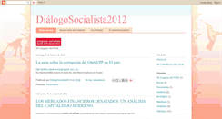 Desktop Screenshot of dialogosocialista2012.blogspot.com