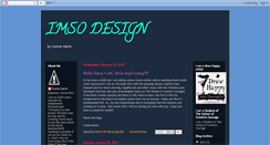 Desktop Screenshot of imsodesign.blogspot.com