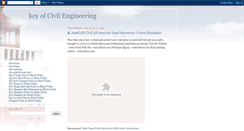 Desktop Screenshot of civil-engineering-key.blogspot.com