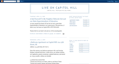 Desktop Screenshot of liveoncapitolhill.blogspot.com