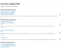 Tablet Screenshot of liveoncapitolhill.blogspot.com