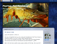 Tablet Screenshot of 406pikeflyfishing.blogspot.com