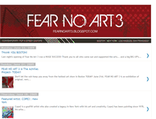 Tablet Screenshot of fearnoart3.blogspot.com