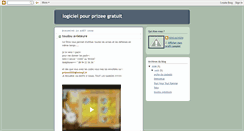 Desktop Screenshot of logiciel-prizee-gratuit.blogspot.com