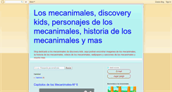 Desktop Screenshot of mecanimales.blogspot.com