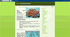 Desktop Screenshot of antiparasitos-medicamentos1.blogspot.com