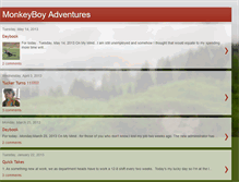 Tablet Screenshot of monkeyboy-adventures.blogspot.com