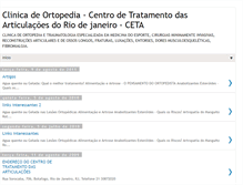 Tablet Screenshot of clinicadeortopedia.blogspot.com