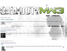 Tablet Screenshot of modernwarfare3hacks.blogspot.com