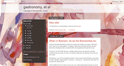 Desktop Screenshot of gastronomyetal.blogspot.com