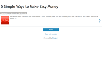 Tablet Screenshot of 5ways-to-easy-money.blogspot.com