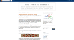 Desktop Screenshot of inklingosampler.blogspot.com