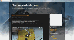 Desktop Screenshot of electronicadesdecero.blogspot.com