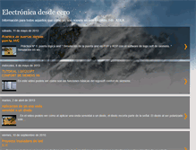 Tablet Screenshot of electronicadesdecero.blogspot.com