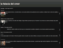 Tablet Screenshot of lafalaciadelcreer.blogspot.com