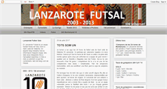 Desktop Screenshot of lanzarotefutsal.blogspot.com