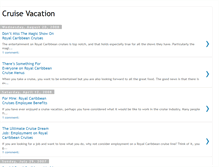 Tablet Screenshot of cruise-vacation-information.blogspot.com