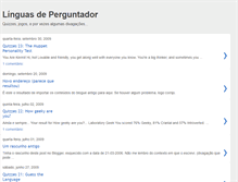 Tablet Screenshot of linguasdeperguntador.blogspot.com