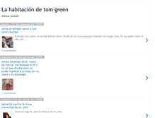 Tablet Screenshot of lahabitaciondetomgreenpuntocom.blogspot.com