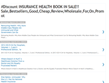 Tablet Screenshot of insurancehealthbookinsale.blogspot.com