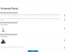 Tablet Screenshot of igreenadflorist.blogspot.com