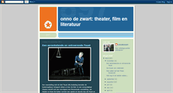 Desktop Screenshot of onnodezwart.blogspot.com
