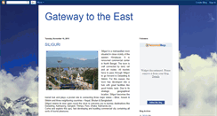 Desktop Screenshot of gatewaytoeast.blogspot.com