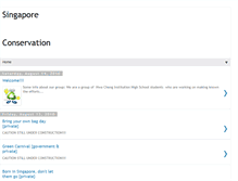 Tablet Screenshot of conservationspore.blogspot.com