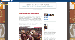 Desktop Screenshot of joycefamilytopplays.blogspot.com