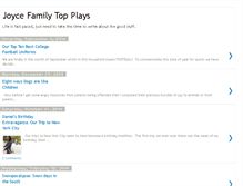 Tablet Screenshot of joycefamilytopplays.blogspot.com
