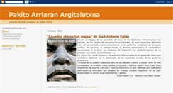 Desktop Screenshot of pakitoarriaran-argitaletxea.blogspot.com