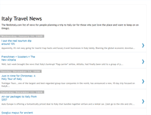 Tablet Screenshot of italytravelnews.blogspot.com