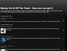 Tablet Screenshot of morethantrackmoney.blogspot.com