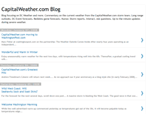 Tablet Screenshot of capitalweather.blogspot.com