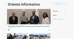 Desktop Screenshot of orienteinformativo.blogspot.com