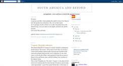 Desktop Screenshot of latinamericaandbeyond.blogspot.com