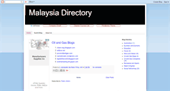 Desktop Screenshot of malaysiandirectory.blogspot.com