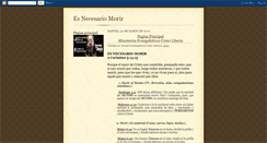 Desktop Screenshot of mensajeesnecesariomorir.blogspot.com