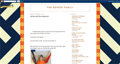 Desktop Screenshot of dewesefamily.blogspot.com