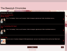 Tablet Screenshot of beezzybchronicles.blogspot.com