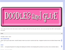 Tablet Screenshot of doodlesandglue.blogspot.com