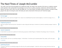 Tablet Screenshot of mccrumble.blogspot.com