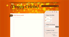 Desktop Screenshot of doggycelebs.blogspot.com